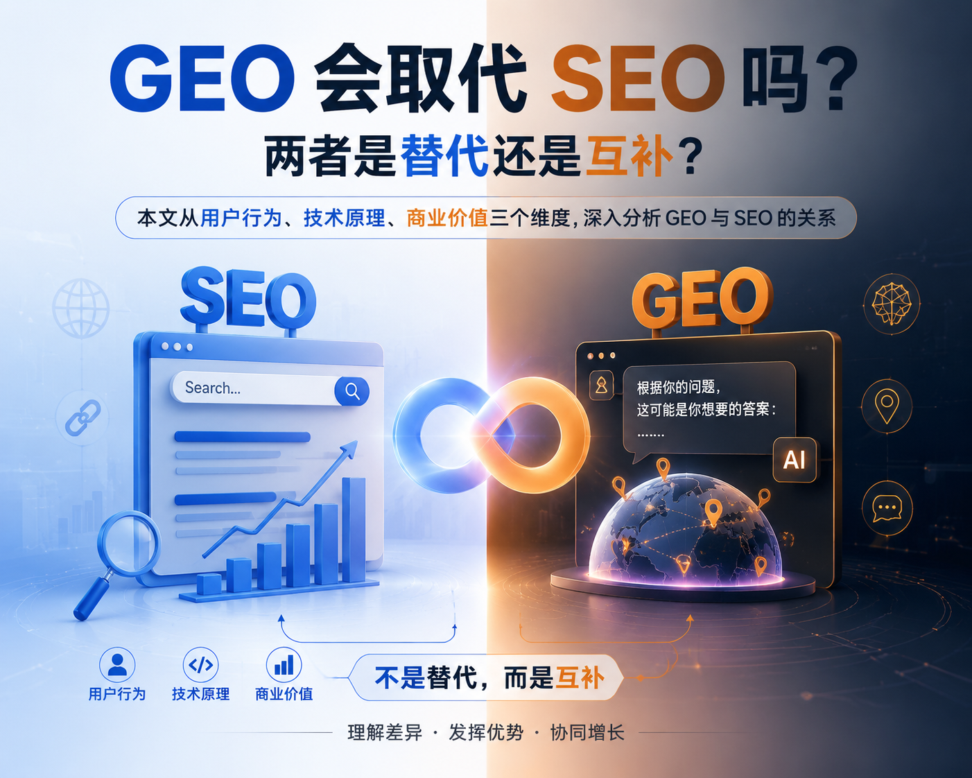 GEO 与 SEO 的关系：新一代的搜索战场